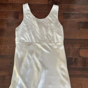Victoria’s Secret nightgown, cream. Pearl embellished. Size large
